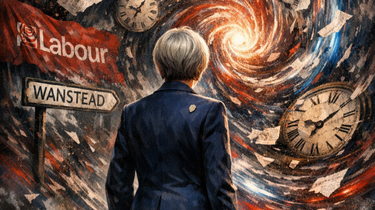 Image of Wanstead Labour in a time vortex